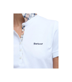 POLO PORTSDOWN TOP WHITE HESSIAN